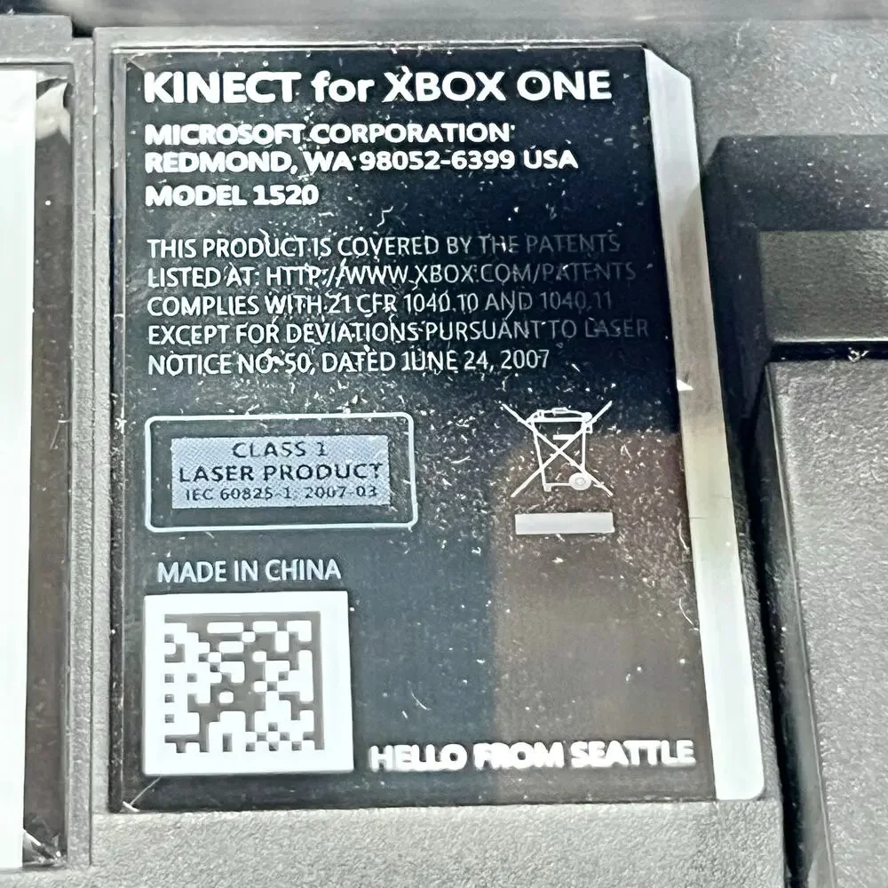 Microsoft Xbox One Kinect Sensor Bar Black Model 1520 Tested Working